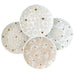 Busy Bee Small Flower Melamine Plates – Set of 4, 7.5" Fun Design
