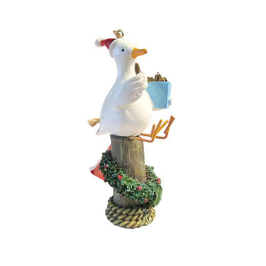 Cape Shore Seagull Ornament – Holiday Pier Fries Resin Decoration