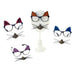 Cat Glasses – 5.5" PVC Fun Accessory, Whiskers & Shiny Nose