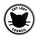 Cat Lady Council Vinyl Sticker