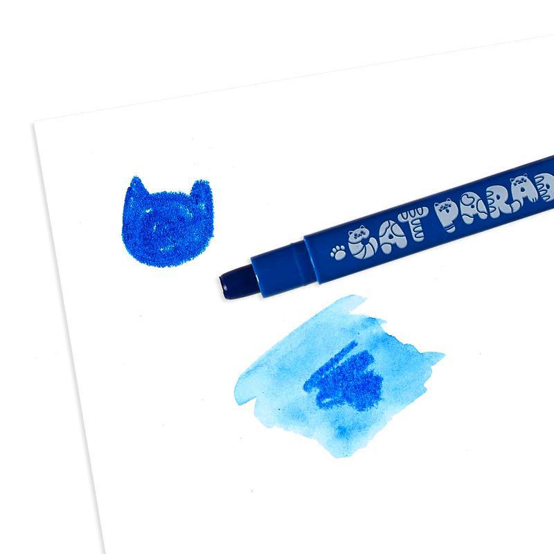 Cat Parade Gel Crayon Water-Soluble Crayon blue