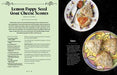 Recipe card for Lemon Poppy Seed Goat Cheese Scones with images of scones on plates.
