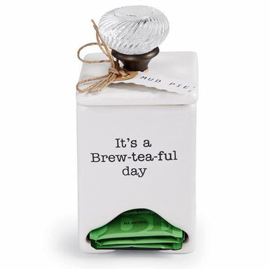 Circa Tea Bag Holder - "It's a Brew-tea-ful day"