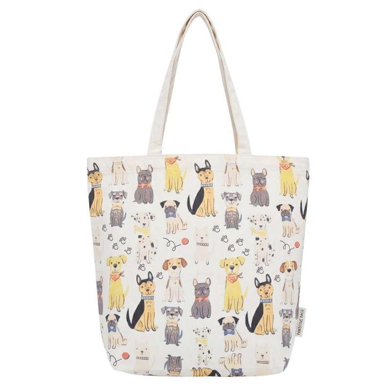 Colorful Cartoon Dogs Tote Bag – SM Wardrobe Fun Dog Shopper