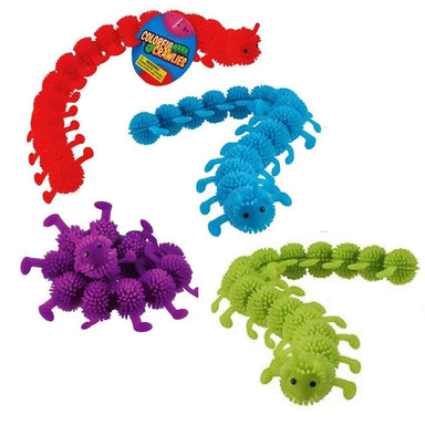 Colorful Crawlies: Squishy, Stretchy Bugs in Vibrant Colors - 9.5 inches to 33 inches!