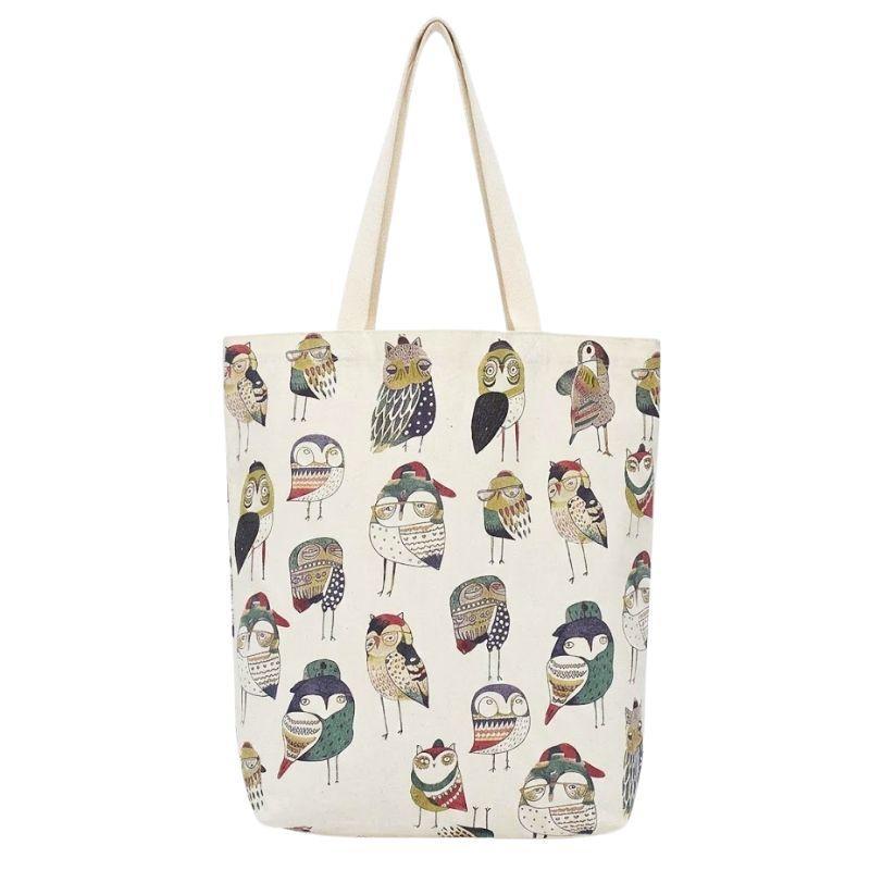 Colorful Owl Print Tote Bag – SM Wardrobe TG-56