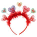 Conversation Hearts Headband – Fun PVC Headband with Sweet Hearts