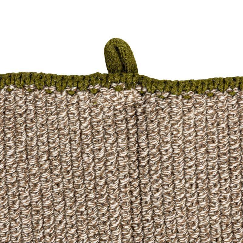 Cotton Knit Dish Cloth Neutral Everyday Kitchen Staple