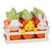 Cozy Carrot Easter Ornament – 7" Plush & Plywood Decor