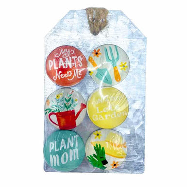 Crazy Plant Lady Magnet Set: Quirky Decor for Plant Enthusiasts