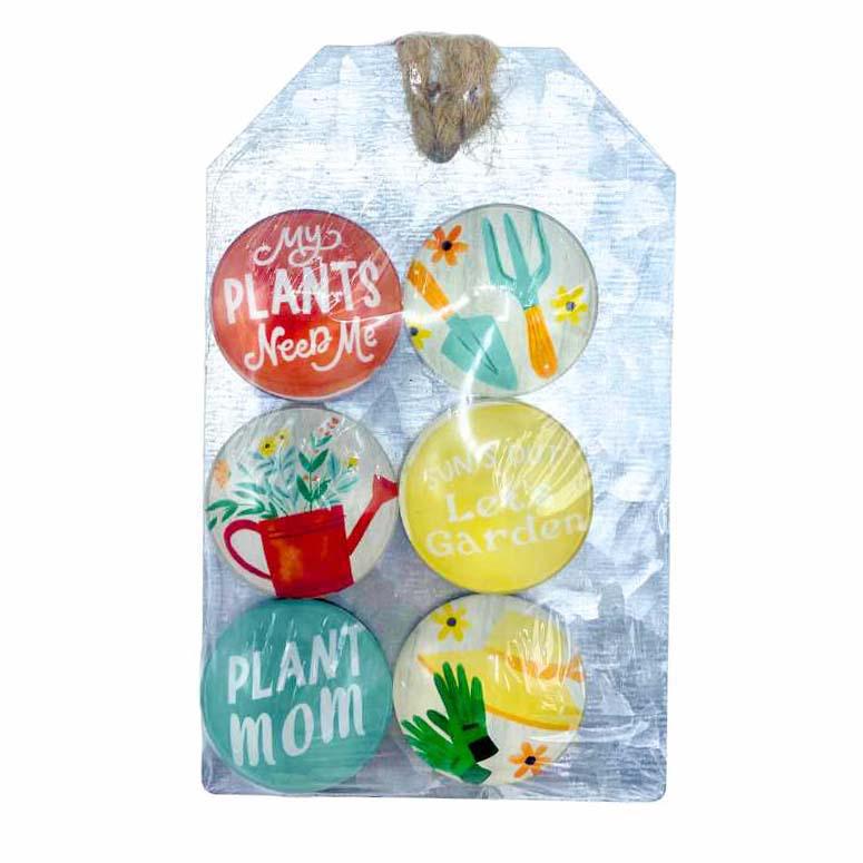 Crazy Plant Lady Magnet Set: Quirky Decor for Plant Enthusiasts