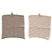 Creative Co-Op Square Cotton Knit Dish Cloth (Set of 2)