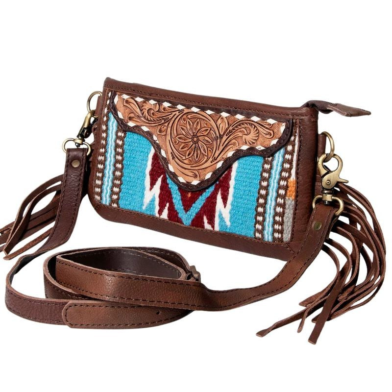 Crossbody Genuine Western Leather Women Bag: ADBGA244A