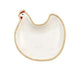 Cute hen-shaped ceramic Tidbit Dish