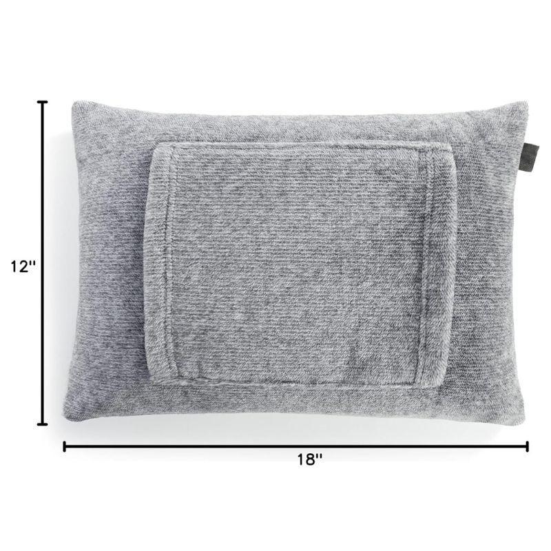 DEMDACO Me Time Sherpa Lap Throw Pillow | 18 x 12