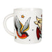 Dad Anchor Sparrow Tattoo 12oz Ceramic Mug Gift