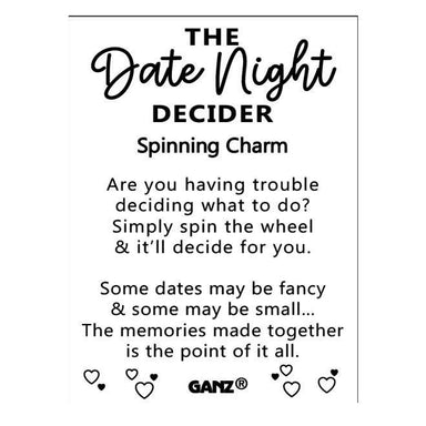 Date Night Decider - Spinning Charm