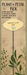 Decorative plant stake with a label on a brown background