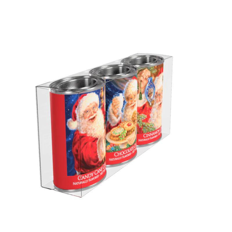 Dona Gelsinger® Santa Cocoa Gift Set – 3 Tins (2.5 oz)
