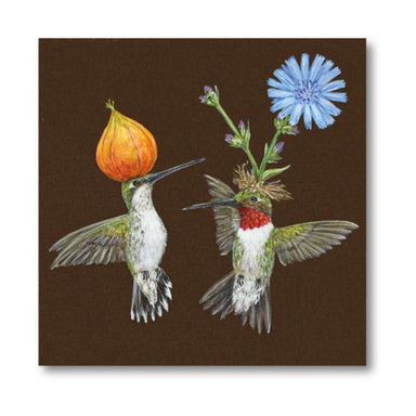 Doug & Cheryl Hummingbird Beverage Napkins – 20 Count