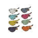 Embossed Metal Bird Clip – 8 Colors, Sold Individually