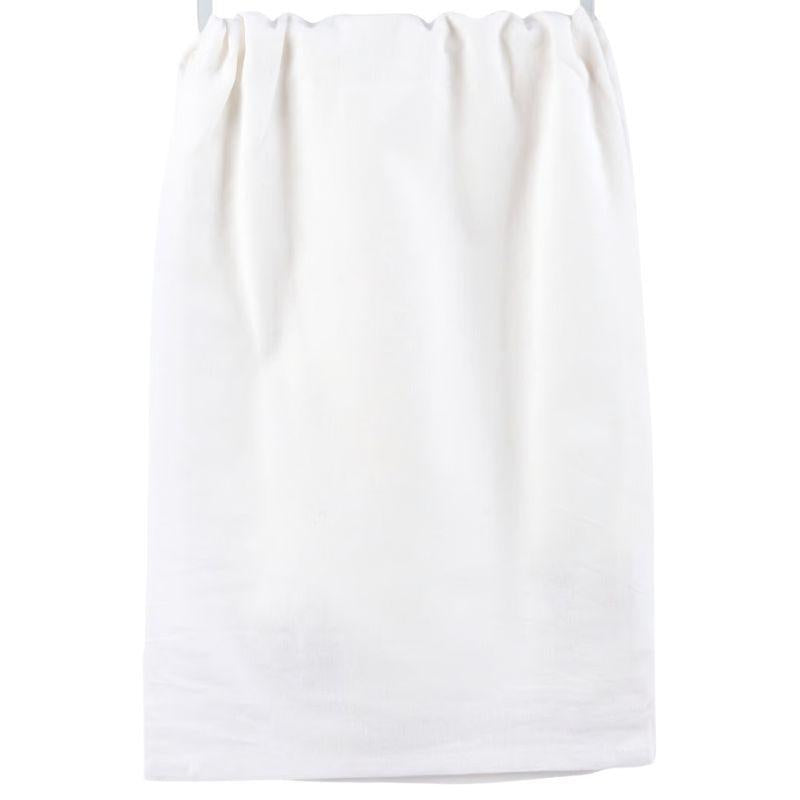 White skirt on a white background