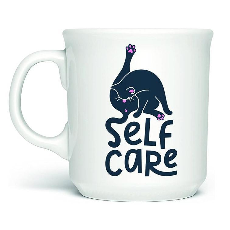 Express Yourself with the "SELF CARE" Mug - Fred's SAY ANYTHING Collection