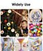 Collage of various images including a decorated Christmas tree, a child and adult, cartoon character, colorful toys, and other items with text 'Widely Use'.