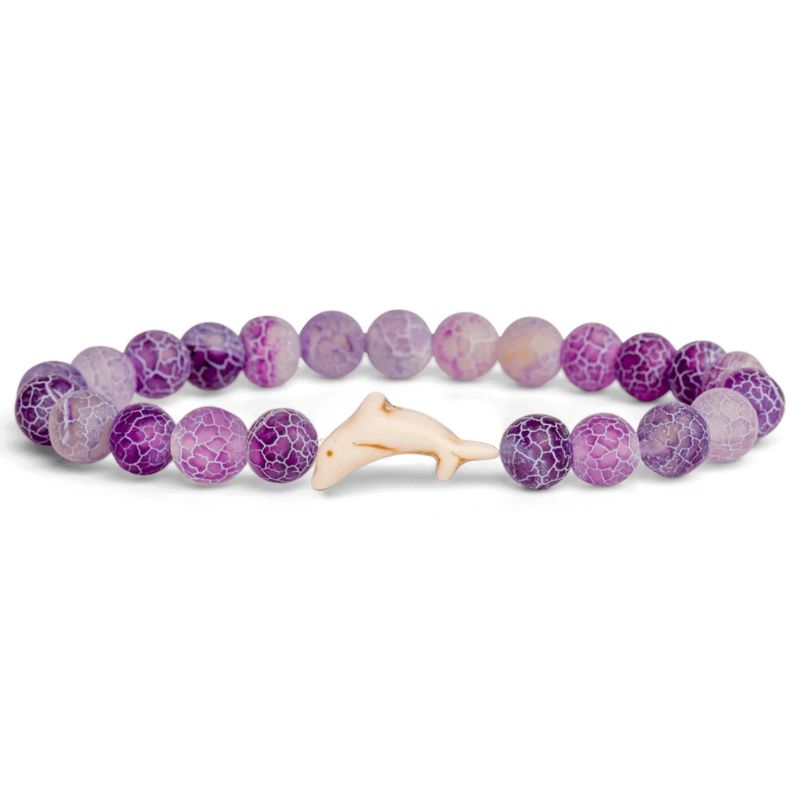 Fahlo Odyssey Dolphin Tracking Bracelet – Coral Reef Violet