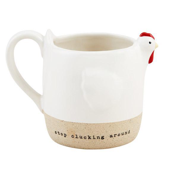 Farm Charm in Every Sip lovely Chicken-shaped Mug