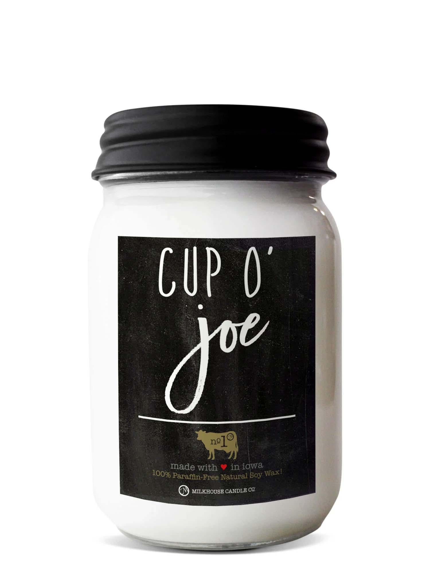 Farmhouse Cup O' Joe Candle - Mason Jar 
