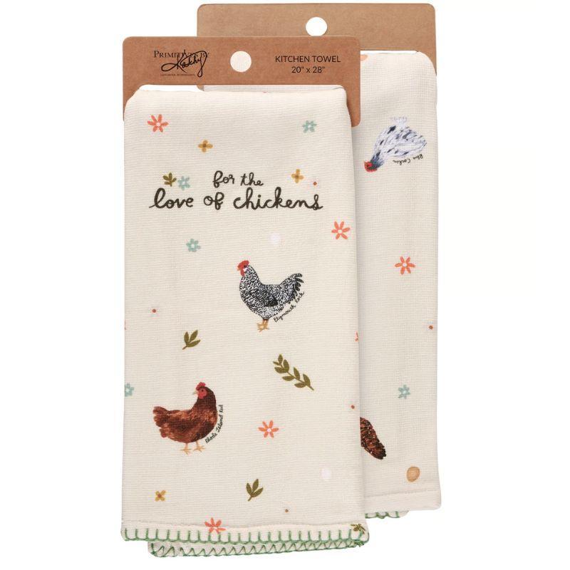 For the Love of Chickens Kitchen Towel – Homestead Cotton