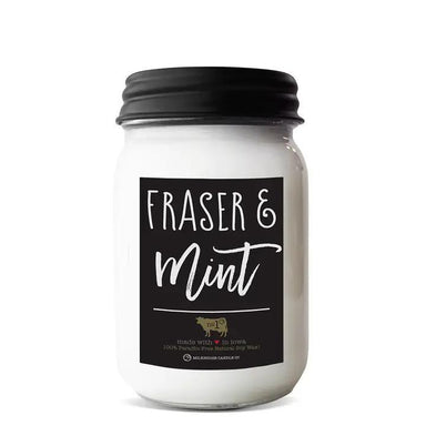 Fraser & Mint Christmas Candle | 13oz Mason Jar | Milkhouse