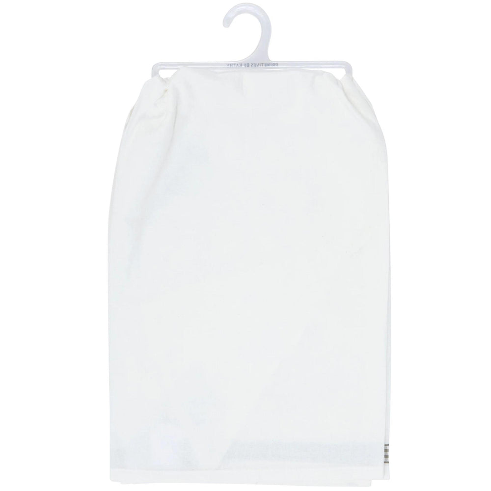 Funny Cotton Kitchen Towel – “Dance Like No One Is Watching” 28"x28"