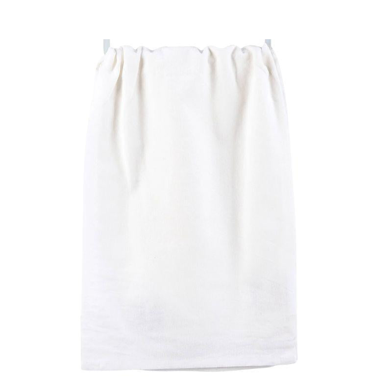 White skirt on a white background