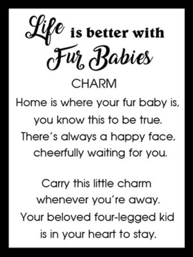 Ganz Furr Babies Charm – Cat & Dog Token for Pet Lovers.