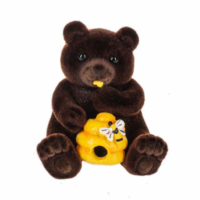 Ganz Honey Bear Token – Adorable Grizzly Bear & Bee Keepsake