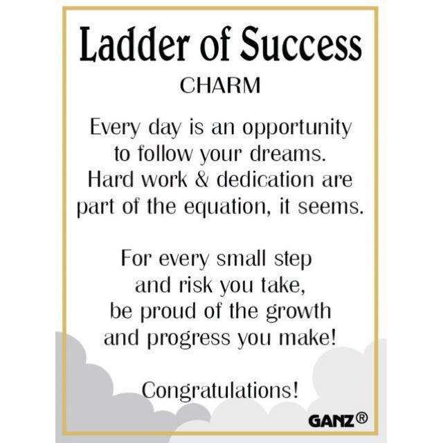 Ganz Ladder of Success Charm for Graduations