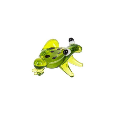 Ganz Miniature Glass Frog Figurine – Whimsical Nature Décor