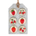 Ganz Strawberry Refrigerator Magnets – Set of 6 Glass Buttons