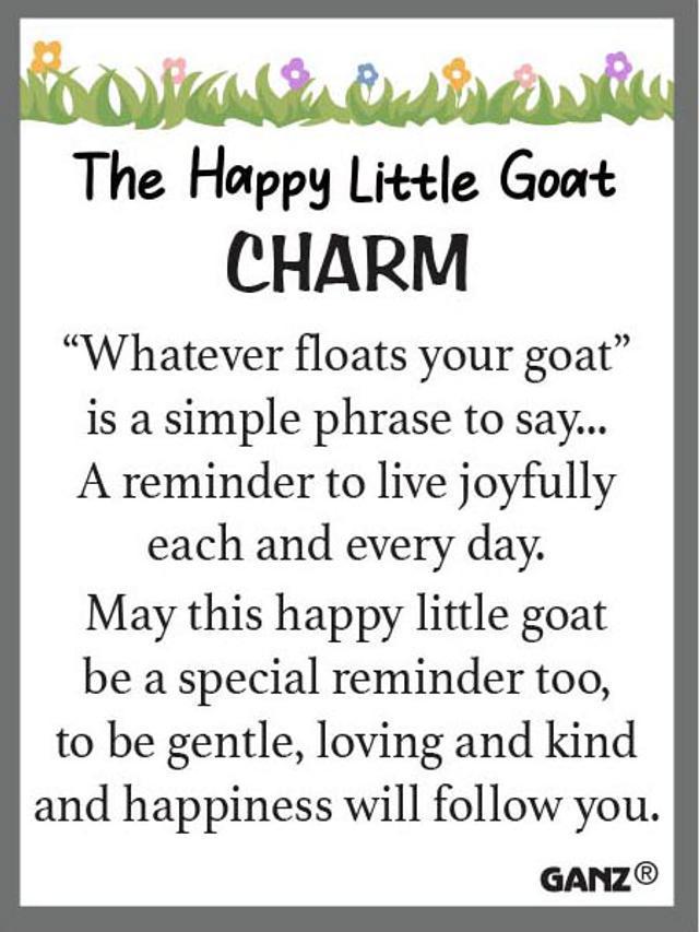 Ganz “What Floats Your Goat” Token – Fun Pocket Keepsake Charm