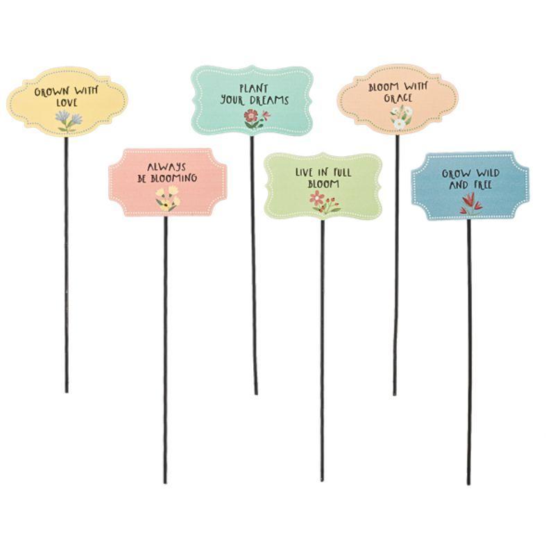Garden Plant Tags w/Hook – Inspirational Markers, Sold Individually