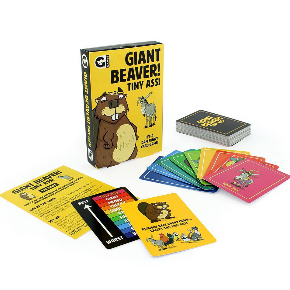 Giant Beaver! Tiny Ass! - Outrageous Boasting Card Game for Bold Adults (16+)