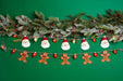 Gingerbread or Santa LED Light-Up Garland – 60" Festive Decor