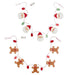 Gingerbread or Santa LED Light-Up Garland – 60" Festive Decor