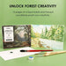 Grabie Forest Watercolor Coloring Book – 15 Sheets, 100% Cotton Paper