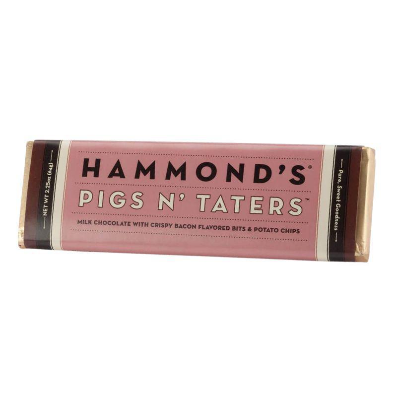 Hammond's Pigs N Taters Bar 2.25oz – Milk Chocolate & Bacon