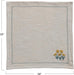 Hand-Embroidered Floral Cotton Napkins – Set of 4