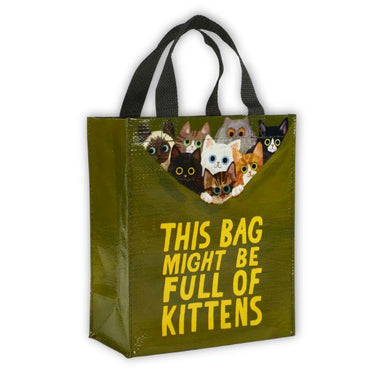 Handy Tote – Bag Full of Kittens by Blue Q | Recycled Lunch Tote