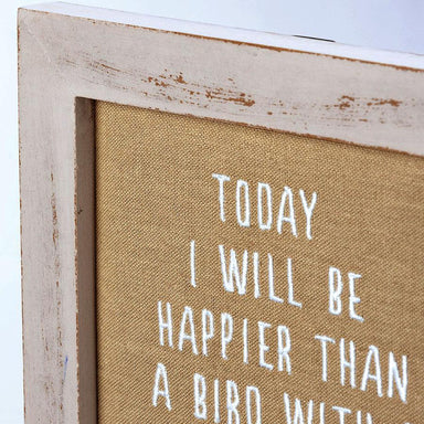 Happier Than A Bird With A French Fry Stitchery